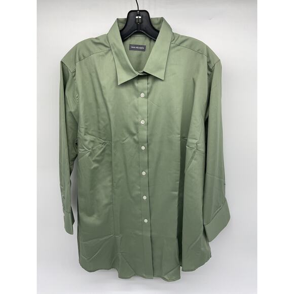 Van Heusen Women’s Button Up Dress Shirt - Size 16-18/XL - Picture 1 of 6